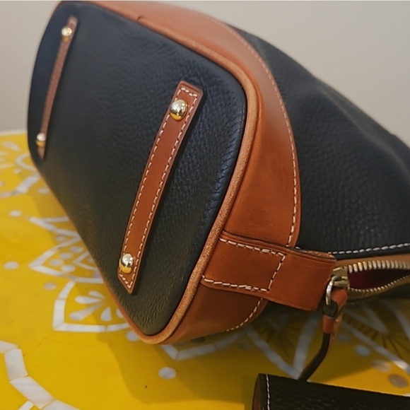 Dooney & BourkePebble Collection Zip Dome Satchel Bag & Wallet - Picture 7 of 14